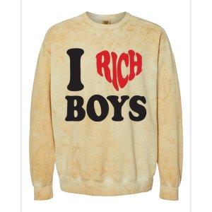 I Love Rich B.O.Y.S. Colorblast Crewneck Sweatshirt