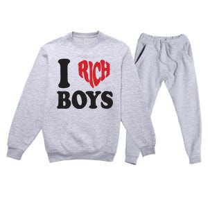 I Love Rich B.O.Y.S. Premium Crewneck Sweatsuit Set