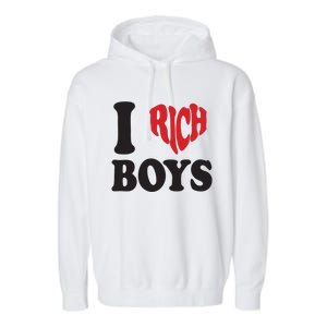 I Love Rich B.O.Y.S. Garment-Dyed Fleece Hoodie