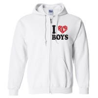 I Love Rich B.O.Y.S. Full Zip Hoodie