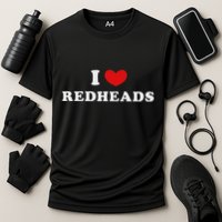 I Love Redheads I Heart Redheads Cooling Performance Crew T-Shirt