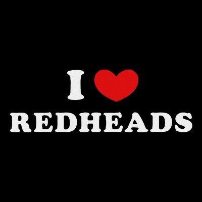 I Love Redheads I Heart Redheads T-Shirt