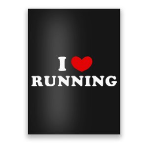 I Love Running Poster