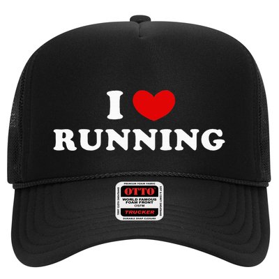 I Love Running Trucker Hat