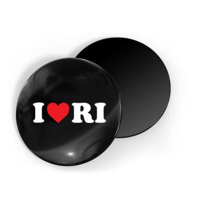 I Love Ri Heart Rhode Island Magnet