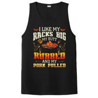 I Like Racks Big And Pork Pulled Bbq Humor PosiCharge Competitor Tank