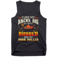 I Like Racks Big And Pork Pulled Bbq Humor Tank Top