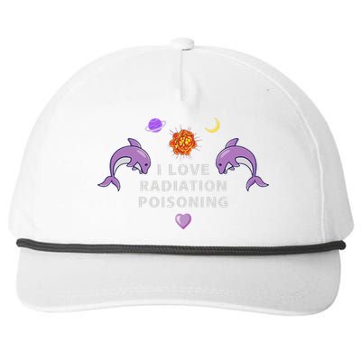 I Love Radiation Poisoning Snapback Five-Panel Rope Hat