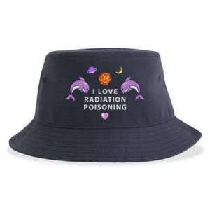 I Love Radiation Poisoning Sustainable Bucket Hat