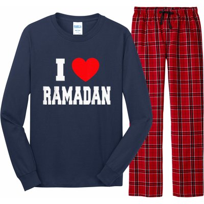 I Love Ramadan Ramadan Kareem Mubarak Long Sleeve Pajama Set