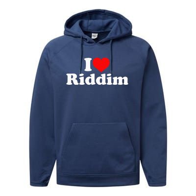 I Love Riddim Performance Fleece Hoodie