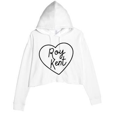 I Love Roy Kent Crop Fleece Hoodie