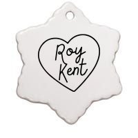 I Love Roy Kent Ceramic Star Ornament