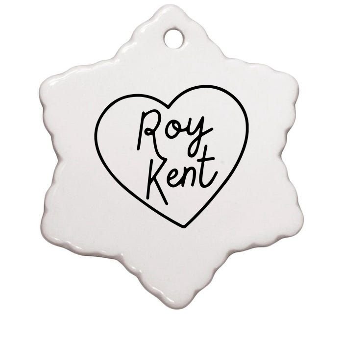 I Love Roy Kent Ceramic Star Ornament