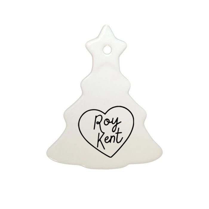 I Love Roy Kent Ceramic Tree Ornament