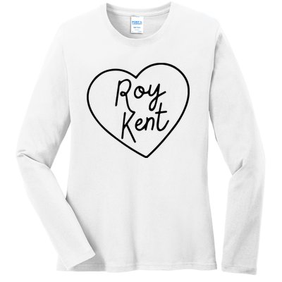 I Love Roy Kent Ladies Long Sleeve Shirt