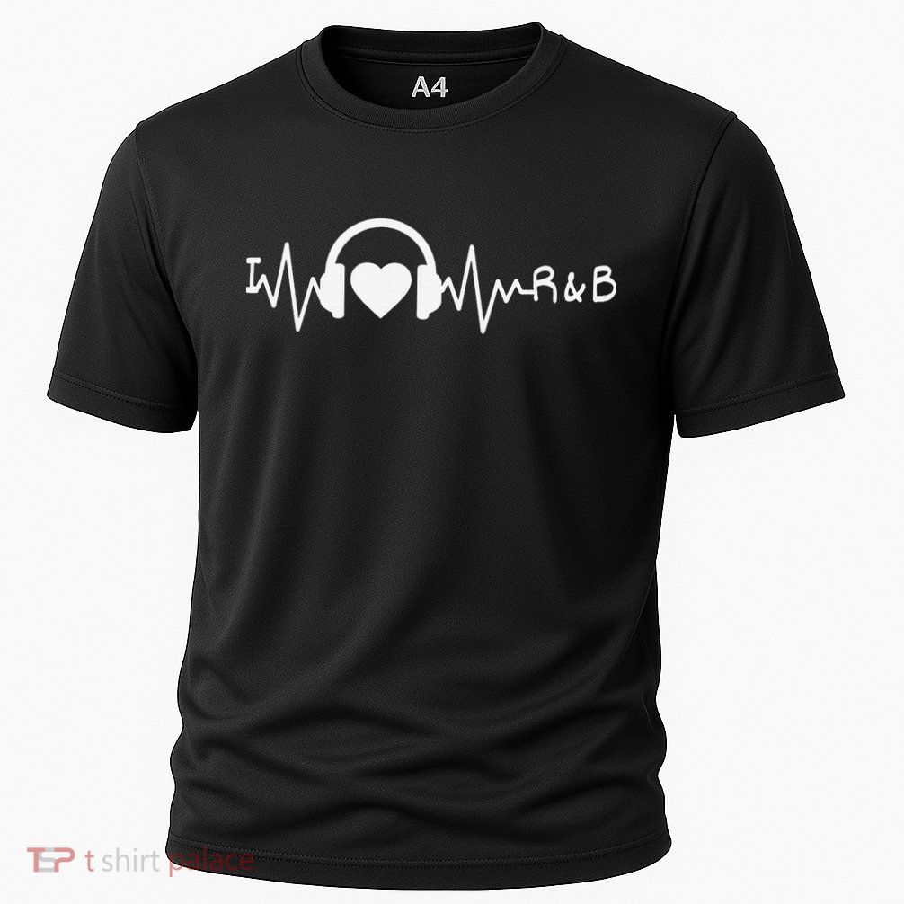 I Love R&B Heartbeat Rhythm and Blues Music 90's RnB Performance Shirt