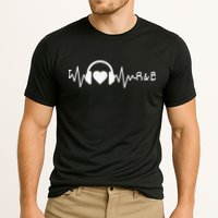 I Love R&B Heartbeat Rhythm and Blues Music 90's RnB Cooling Performance Crew T-Shirt