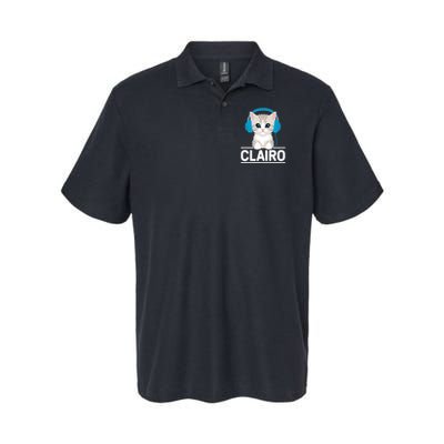 I Love Red Heart Personalized My Clairo First Name Cat Polo