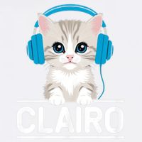 I Love Red Heart Personalized My Clairo First Name Cat Garment-Dyed Sweatshirt