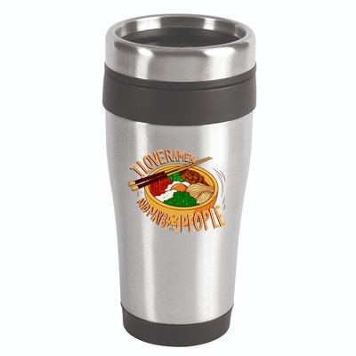 I Love Ramen Noodles And Maybe 3 People 16oz Travel Tumbler
