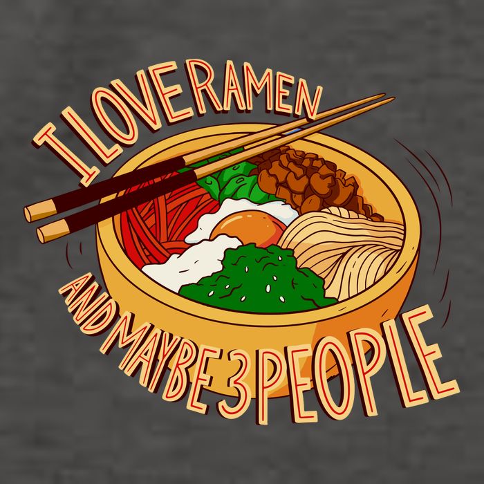I Love Ramen Noodles And Maybe 3 People Vector Backpack