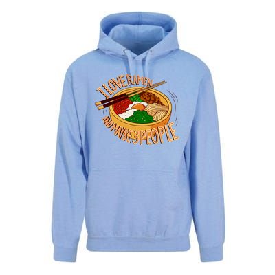 I Love Ramen Noodles And Maybe 3 People Unisex Surf Hoodie