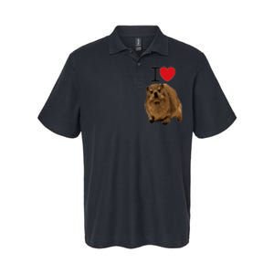 I Love Rock Hyrax I Love Daisies I Love Rock Rabbit Softstyle Adult Sport Polo