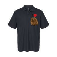 I Love Rock Hyrax I Love Daisies I Love Rock Rabbit Softstyle Adult Sport Polo