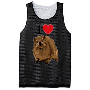 I Love Rock Hyrax I Love Daisies I Love Rock Rabbit Mesh Reversible Basketball Jersey Tank