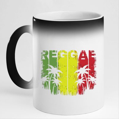 I Love Reggae Music Hoodie 11oz Black Color Changing Mug