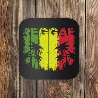 I Love Reggae Music Hoodie Coaster