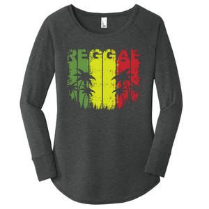 I Love Reggae Music Hoodie Women's Perfect Tri Tunic Long Sleeve Shirt