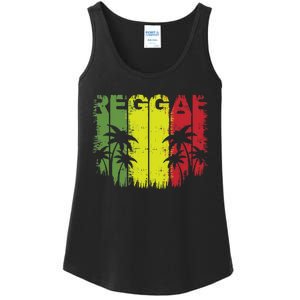 I Love Reggae Music Hoodie Ladies Essential Tank