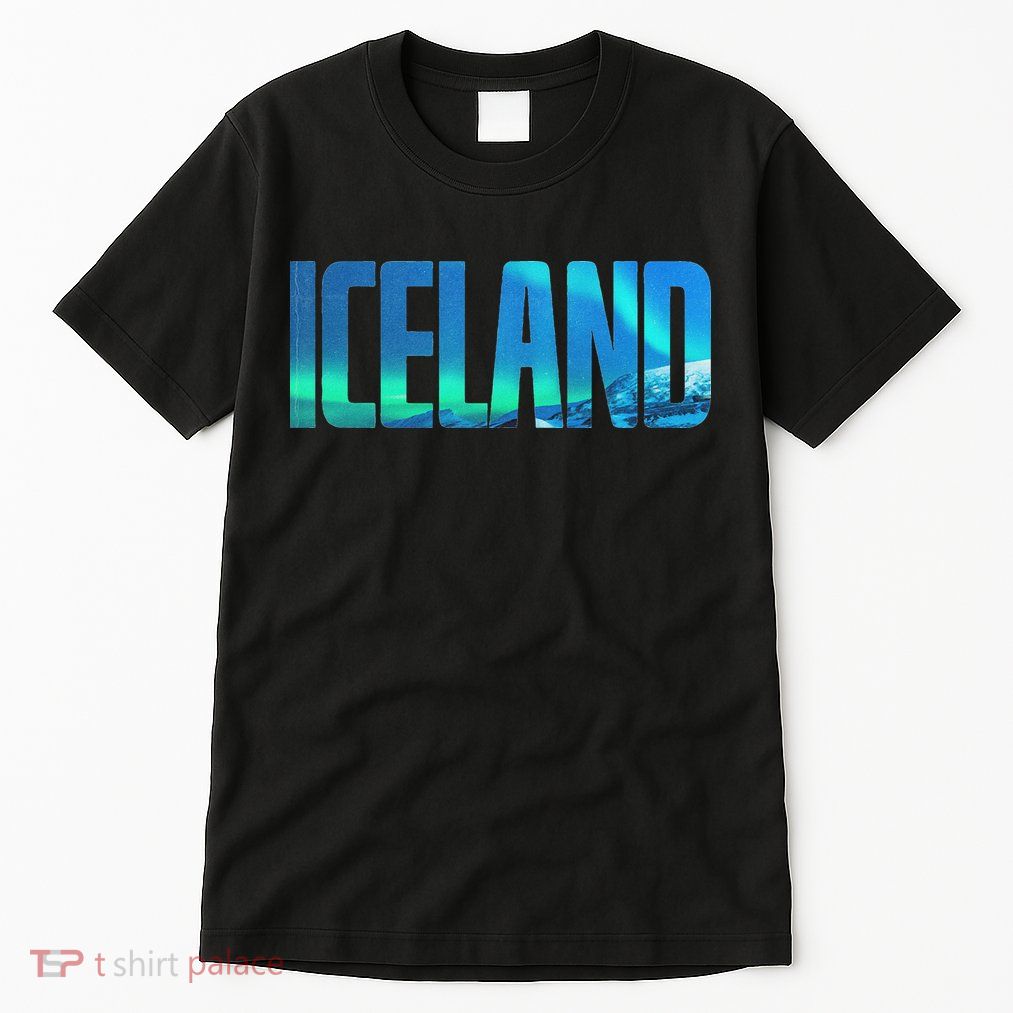 Icelandic Lights Reykjavik Vacations Iceland Tall T-Shirt