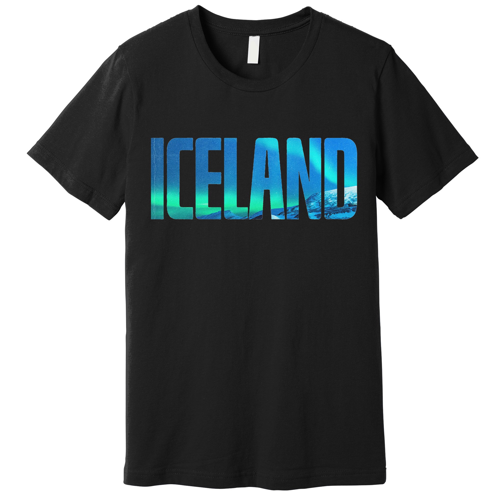 Icelandic Lights Reykjavik Vacations Iceland Premium T-Shirt