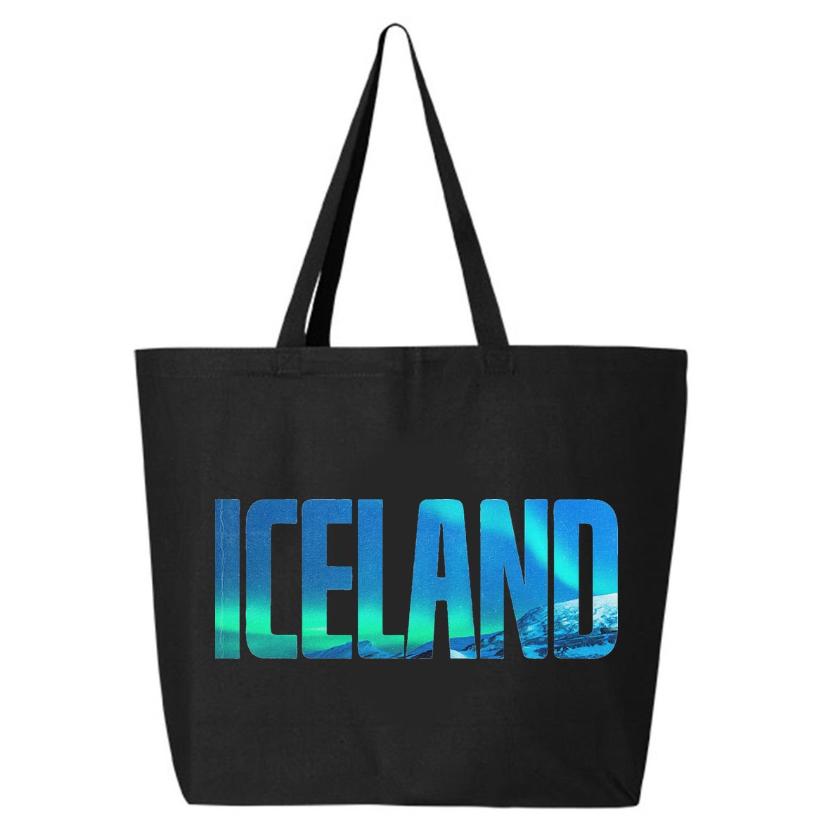 Icelandic Lights Reykjavik Vacations Iceland 25L Jumbo Tote