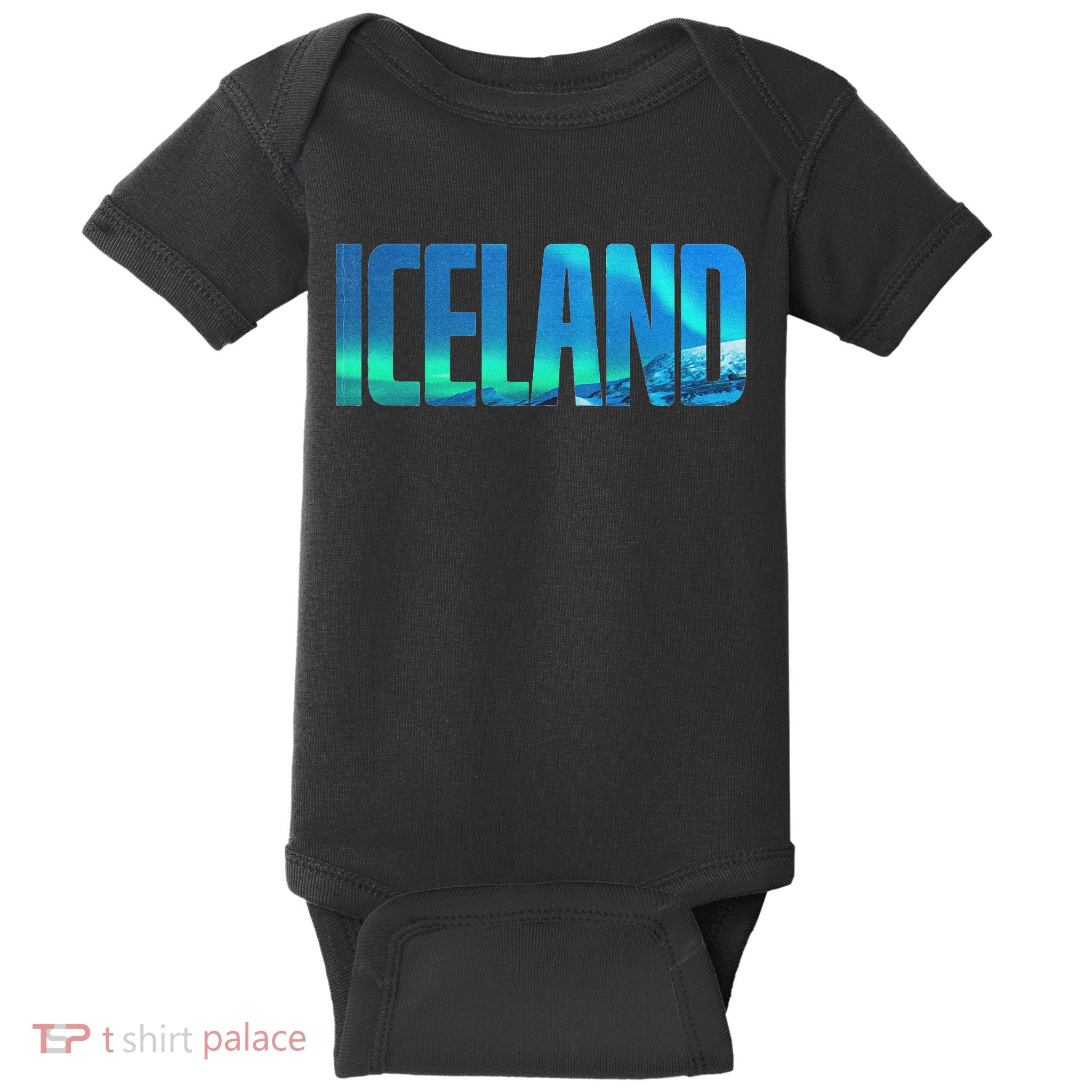 Icelandic Lights Reykjavik Vacations Iceland Baby Bodysuit