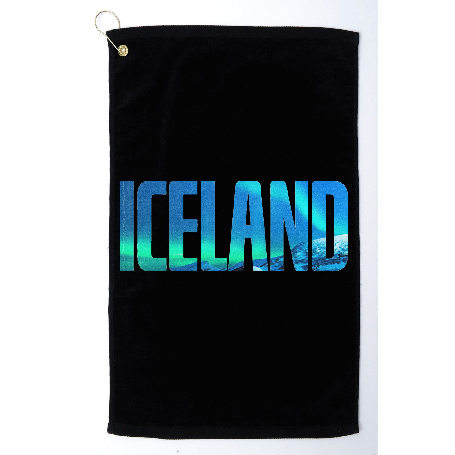 Icelandic Lights Reykjavik Vacations Iceland Golf Towel