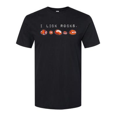 I Lick Rocks Agate Collector Softstyle CVC T-Shirt