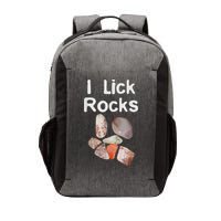 I Lick Rocks Agate Collector Geologist Mineral Design Vector Backpack