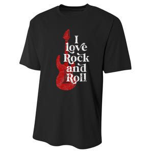 I Love Rock And Roll Performance Sprint T-Shirt