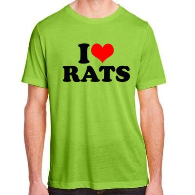 I Love Rats Adult ChromaSoft Performance T-Shirt