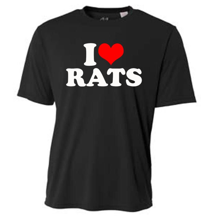 I Love Rats Cooling Performance Crew T-Shirt