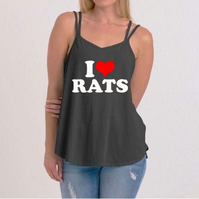 I Love Rats Women's Strappy Tank