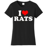 I Love Rats Women's T-Shirt