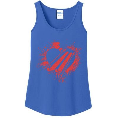 I Love Skiing Funny Ski Skier Valentine's Day Gift Ladies Essential Tank