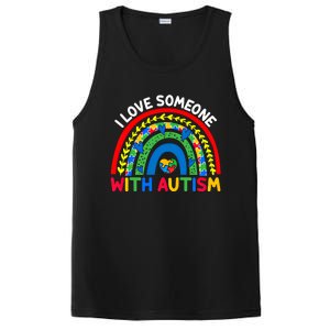 I Love Someone With Autism Awareness Gift PosiCharge Competitor Tank