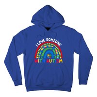 I Love Someone With Autism Awareness Gift Hoodie