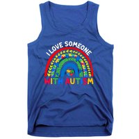 I Love Someone With Autism Awareness Gift Tank Top